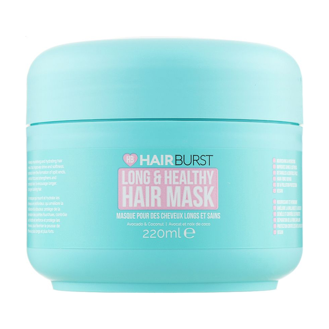 Маска Hairburst Long &amp; Healthy Hair Mask для довгого та здорового волосся, 220 мл